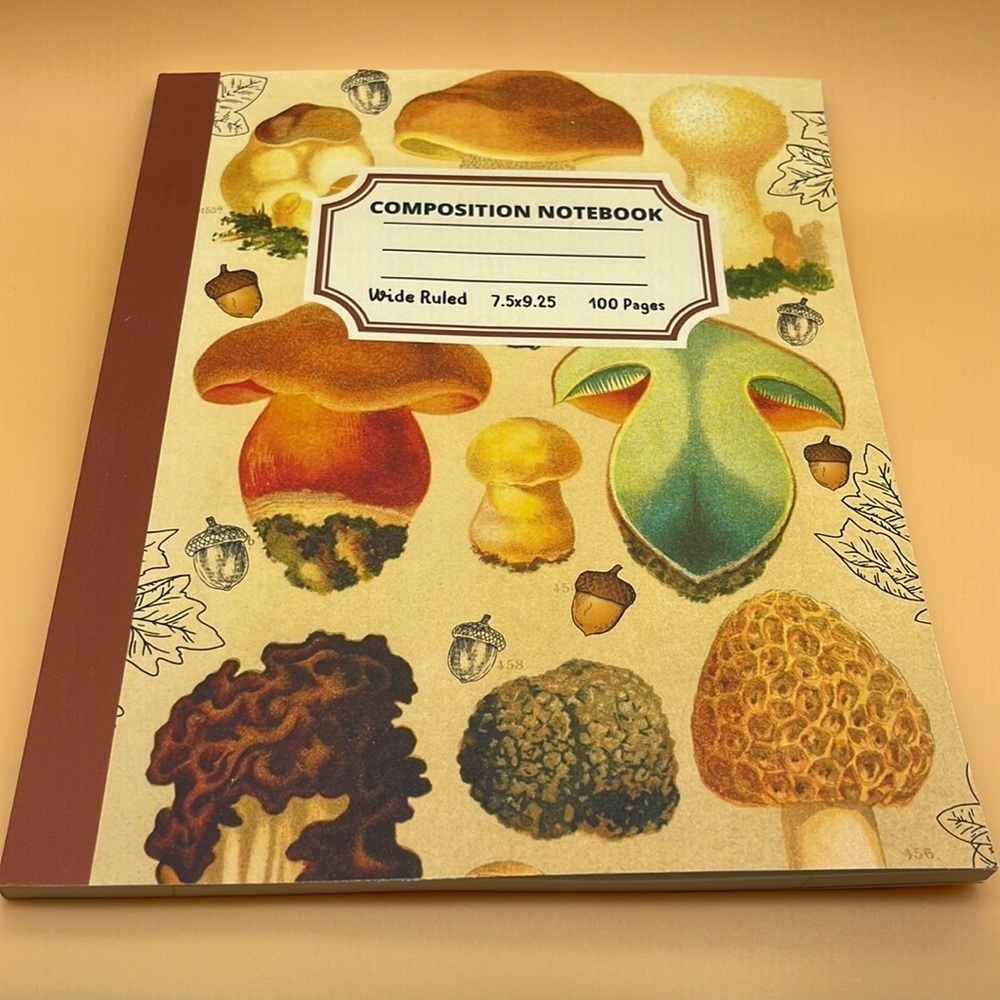 Vintage Style Mushroom Journal, NWOT, For Bundle Purchases Only
